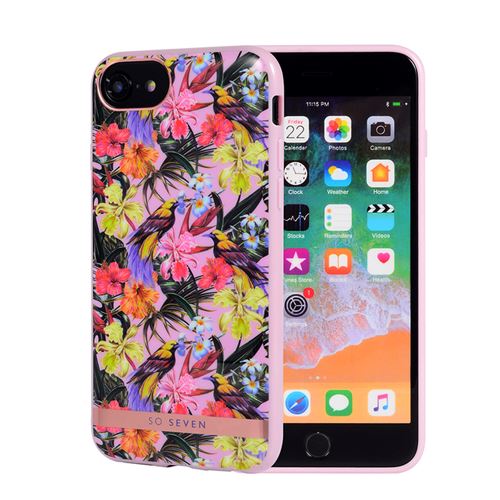 So Seven - Coque Phuket tropicale OISEAU ROSE: APPLE IPHONE 6/7/8