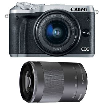 Canon EOS M200 - Appareil photo numérique - sans miroir - 24.1 MP - APS-C - 4K / 25 pi/s - 3x zoom optique objectif EF-M 15 - 45 mm IS STM - Wi-Fi, Bluetooth - noir | Rakuten