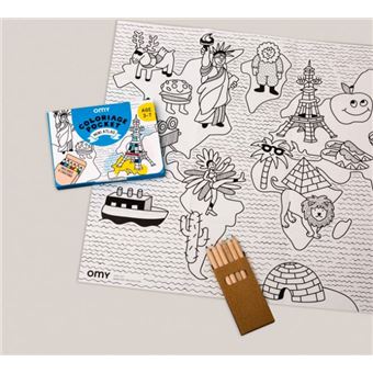 Coloriage Pocket Omy Mini Atlas