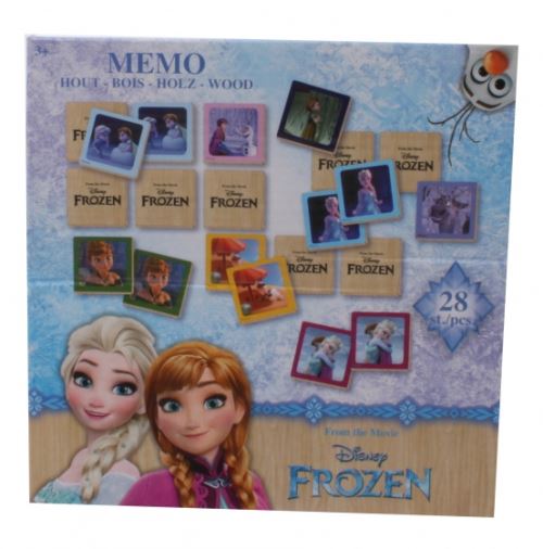mémoire en bois Disney congelé 28 pièces