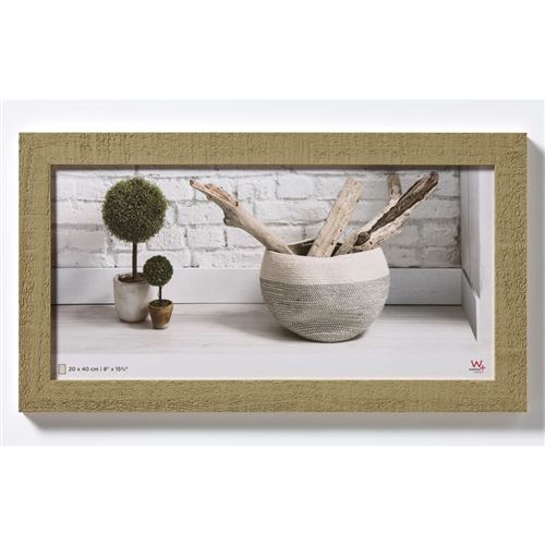 Walther Design Cadre photo Home 20x40 cm Marron beige