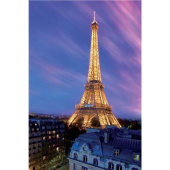 Paris Poster - La Tour Eiffel Dans La Brume (91x61 cm) - 1