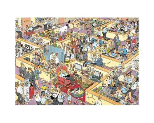 Jumbo - Puzzle 1000 pièces - Jan Van Haasteren : Le bureau