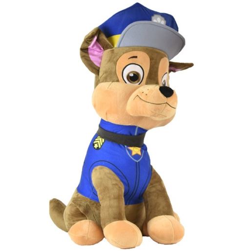 Peluche pat patrouille geante chien policier chase 60 cm- grande peluche  licence xxl - paw patrol - enfant - Peluche - Achat & prix