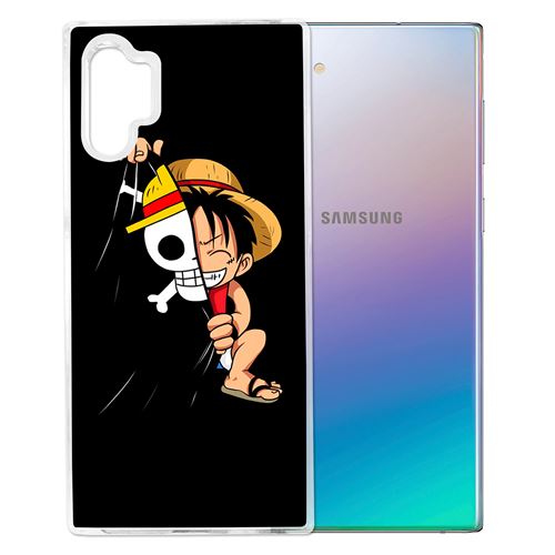 Coque pour Samsung Galaxy Note 10 -  One Piece Baby Luffy Drapeau