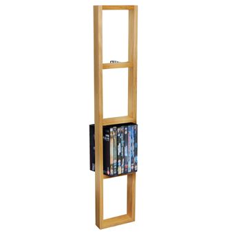 Watsons Isis Etagere Murale De Rangement Cd Dvd Finition Naturelle Achat Prix Fnac