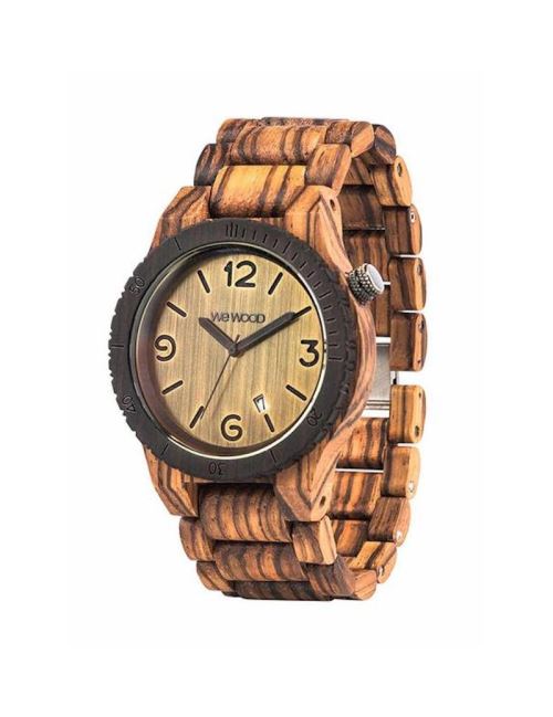 WEWOOD Alpha Zebrano - Montre homme en bois