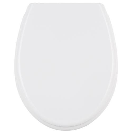 VIDAXL Abattant WC avec frein de chute 2 pcs Plastique Blanc pas