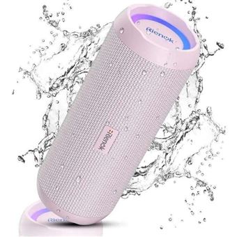 Generic Enceinte sans fil Bluetooth. IPX7 Resiste aux eclaboussures autonomie 30 h - Rose - 1