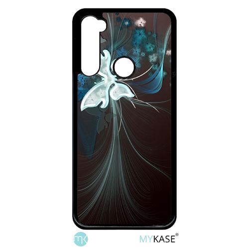Coque My-Kase pour Note 8t - butterfly vector art - Plastique Noir