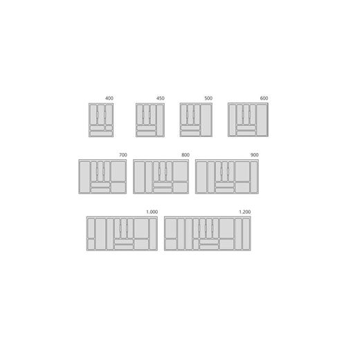 Emuca - Range-Couvert Compatible Optima Vertex Concept 80 X 50 Cm