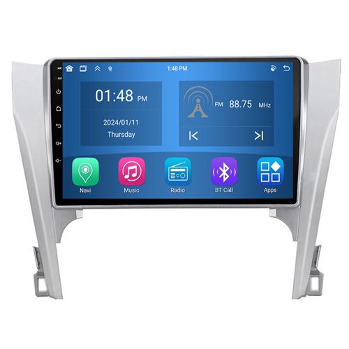 Autoradio RoverOne® Bluetooth CarPlay Android Auto Navigation 4Go RAM 64Go ROM pour Toyota Camry 7 XV 50 55 2011-2014