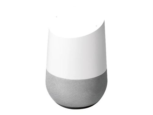 Google Home - Haut-Parleur Intelligent - Wi-Fi - Blanc (Couleur De La Grille - Tissu D'Ardoise)