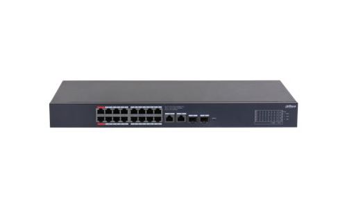 Non Communiqué Dahua Cs4220-16Gt-240 - Commutateur - Géré Par Le Cloud - Intelligent - 16 X 10/100/1000 (Poe) + 2 X 10/100/1000 (Liaison Montante) + 2 X Gigabit Sfp (Liaison Montante) - De Bureau, Montable Sur Rack - High Poe / Poe (240 W)
