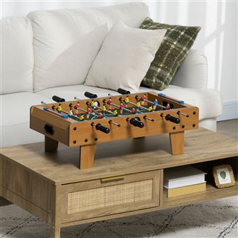 Table de Baby-Foot 94 x 53,5 x 76,5 cm COSTWAY-4 Adultes,Enfants-2 Marqueurs 10 Points-18 Gardien de But Colorés-2 Ballons 6+ Ans - Jeux - Jouets Table de Baby-Foot 94 x 53,5 x 76,5 cm COSTWAY-4 Adultes,Enfants-2 Marqueurs 10 Points-18 Gardien de But Colorés-2 Ballons 6+ Ans - Jeux - Jouets