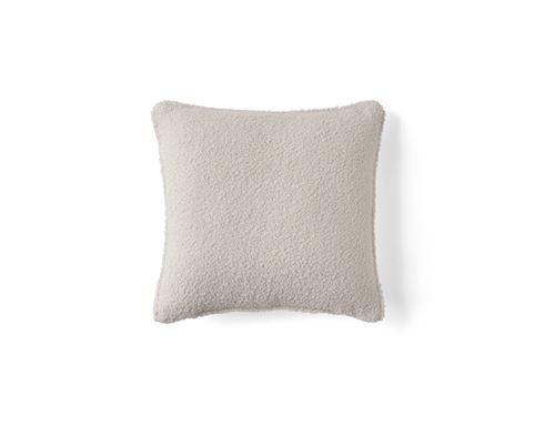 Non Communiqué Beige Topaze - Coussin - En Tissu Bouclette - 40X40 Cm