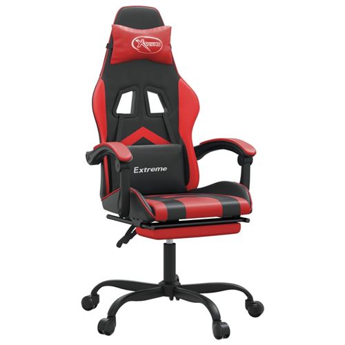 Vidaxl Noir/Rouge Chaise De Jeu - Et - Image 2