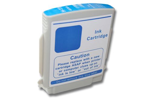 vhbw cartouche d'encre cyan compatible avec HP Business Inkjet 2280, 2300, 2500C, 2500CM imprimante - cartouche d'imprimante 28ml