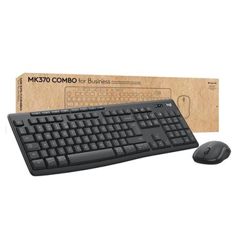 Logitech MK370 Combo for Business - Toetsenbord en muis set - draadloos - Bluetooth LE - QWERTZ - Zwitsers - grafiet - 1