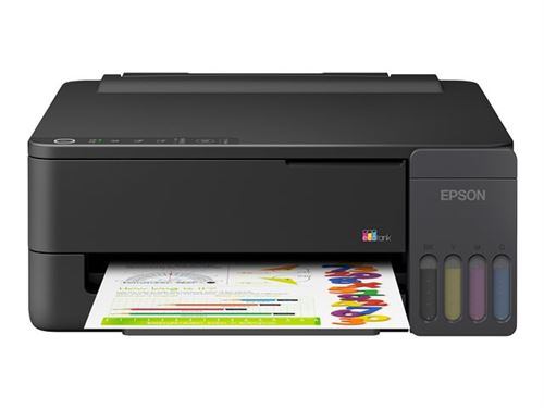 Epson Ecotank et-1910 - Imprimante Multifonctions - Couleur - Jet D'Encre - Its - A4 (210 X 297 Mm), Legal (216 X 356 Mm) (Original) - A4/Legal (Support) - Jusqu'à 11 Ppm (Impression) - 100 Feuilles - Wi-Fi(N), Usb - Noir