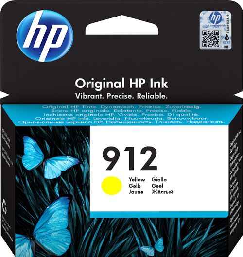 HP 912 Cartouche d'encre jaune authentique - Image 4