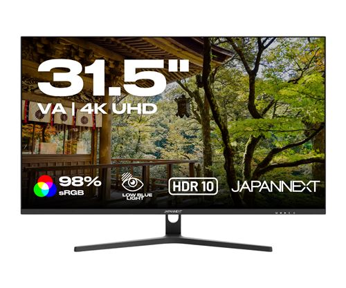 JAPANNEXT  JN-V315UHDR Ecran 31.5 pouces UHD 4K LED - 5ms