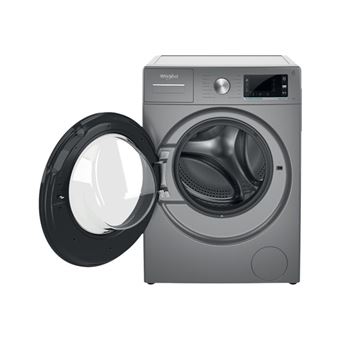 Whirlpool W6 W845SB FR - Machine à laver - largeur : 60 cm - profondeur : 61 cm - hauteur : 85 cm - chargement frontal - 55 litres - 8 kg - 1351 tours/min - argent