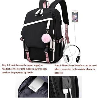 Sac à Dos Scolaire Enfant Stitch (Disney) | Dimensions 26x11x34 Cm | Polyester Résistant, Bretelles Rembourrées, Poche à Bouteille - 4