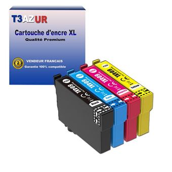 Cartouche d'encre T3AZUR 4x Cartouches compatibles avec Epson 604 XL pour  Epson Expression Home XP-3205 XP-4200 XP-4205
