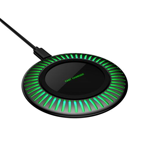 Chargeur Sans Fil, 15 W max. Station de Charge Inductive pour Une Charge Rapide Sans Fil(Noir)-Chronus