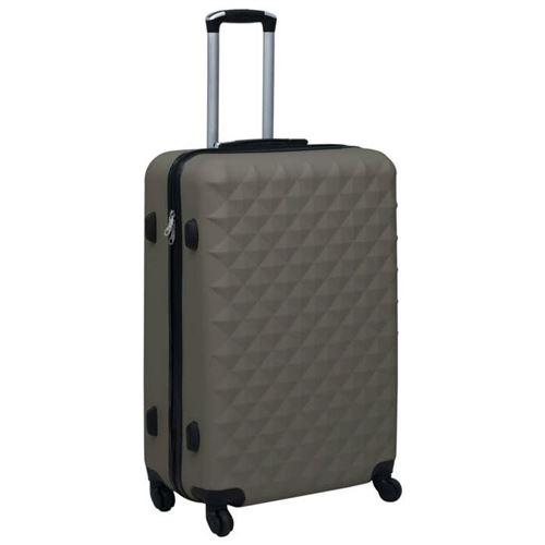 vidaXL Valise rigide Anthracite ABS 92427