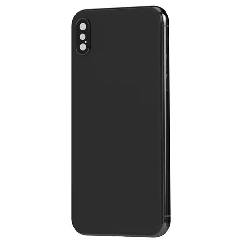 Non Communiqué Gris Foncé Châssis Iphone Xs Max Avec Vitre Arrière De Remplacement Clappio