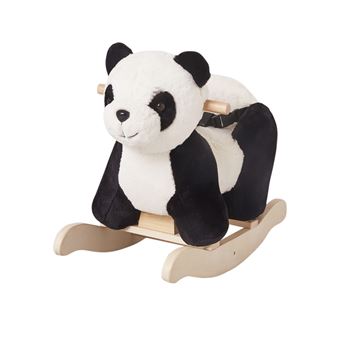 Sur Panda A Bascule Bebe Blanc Tu Vertbaudet Trotteurs Achat Prix Fnac