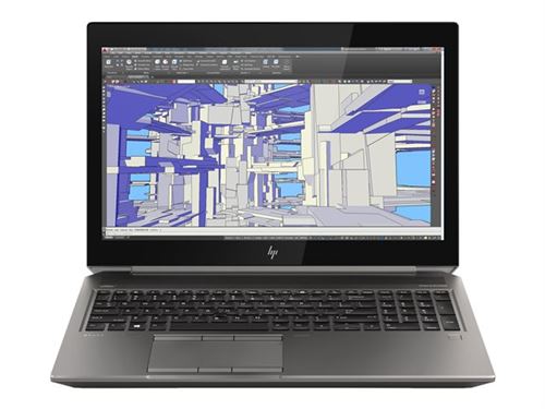 HP Zbook 15 G6 Mobile Workstation - Intel Core i7 - 9850H / Jusqu'À 4.6 Ghz - Vpro - Win 10 Pro 64 Bits - Quadro T1000 - 16 Go Ram - 512 Go SSD (16 Go Cache SSD) Nvme, Tlc - 15.6" Ips 1920 X 1080 (Full Hd) - Gigabit Ethernet - Wi-Fi 6 - Clavier : Belge