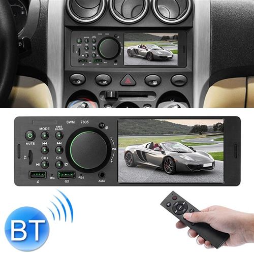 Autoradio Universel 4.1 Pouces Bluetooth FM USB AUX Télécommande YONIS