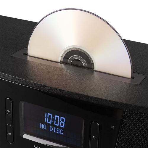 Radio-lecteur CD, Denver TC-29, FM, Ecran LCD noir, Haut-parleur
