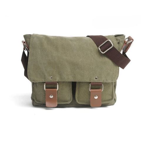 Sac bandoulière pour appareil photo, compatible avec les hybrides Sony et les appareils photo Nikon, couleur kaki, dimensions 32×6×27 cm