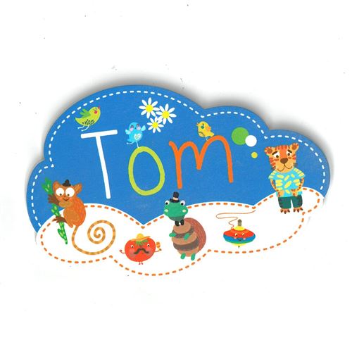 Plaque de porte pour enfant – Tom