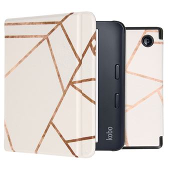 Coque De Protection Pour Kobo Libra H2O Modèle N873 – Cuir Synthétique – Fonction Veille/réveil Automatique