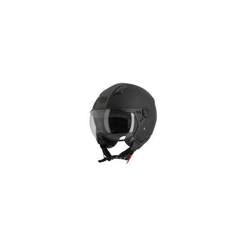 ASTONE Casque Jet KSR-2 - Noir mat et gunmetal