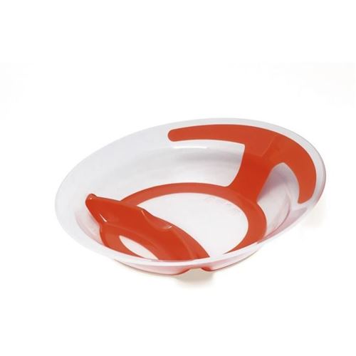 mill'o bébé - assiette micro-ondable compartimentée - polypropylene, fabriquée en france - résistante aux chocs - orange tran…