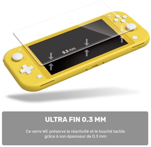 Non Communiqué We Protection D'écran Nintendo Switch Lite En Verre Trempé 9H