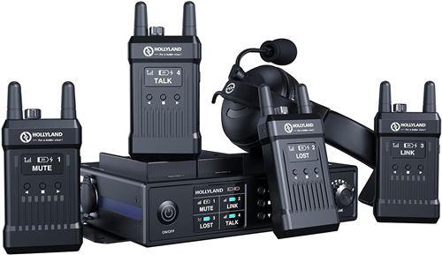Casque de Communication sans Fil Hollyland Solidcom C1 3 Voies full duplex  Noir - Microphone - Achat & prix