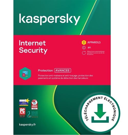 Kaspersky Internet Security 2022 2 Pc 1 An - Version téléchargement