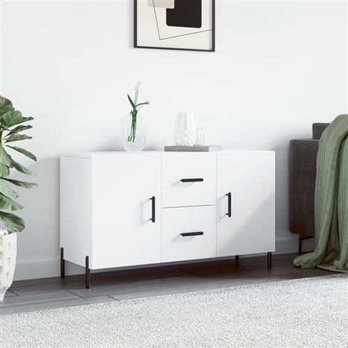 vidaXL - Buffet - Blanc - 100x36x60 cm - Image 3