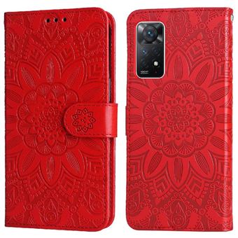 Coque Portefeuille Cuir PU Odeydo Rouge Pour Xiaomi Redmi 14C 4G - Support Inclus