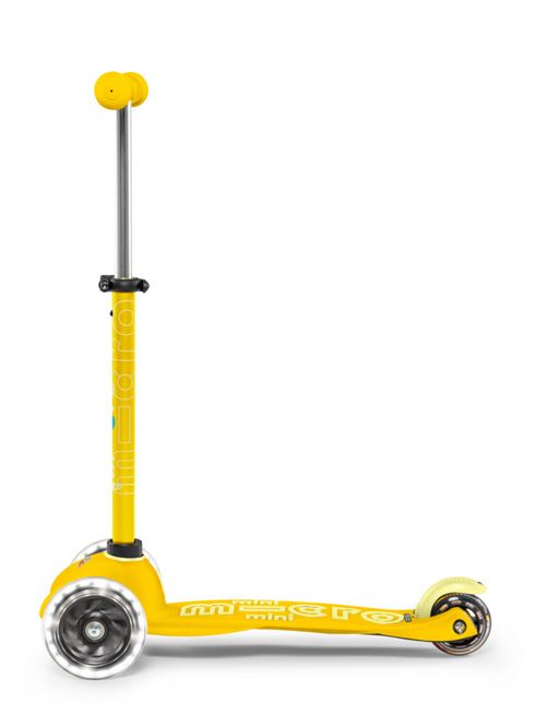 Trottinette Jaune Micro Deluxe LED, enfant dès 2 ans