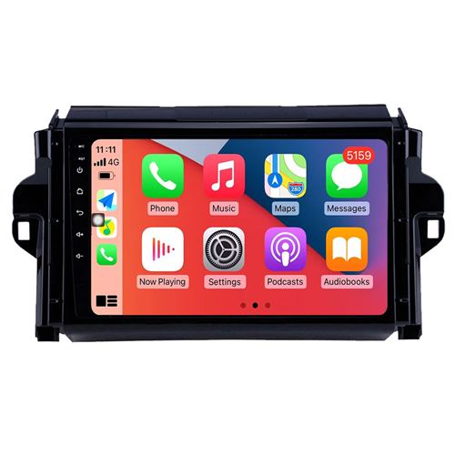 Autoradio Multimédia RoverOne CarPlay Android Auto GPS pour Toyota Fortuner 2016 - 2018