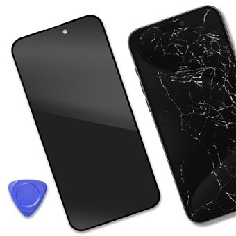 Écran LCD Tactile Pour IPhone 15 Pro - Vitre ZY Neuve, Qualité Premium, Noir