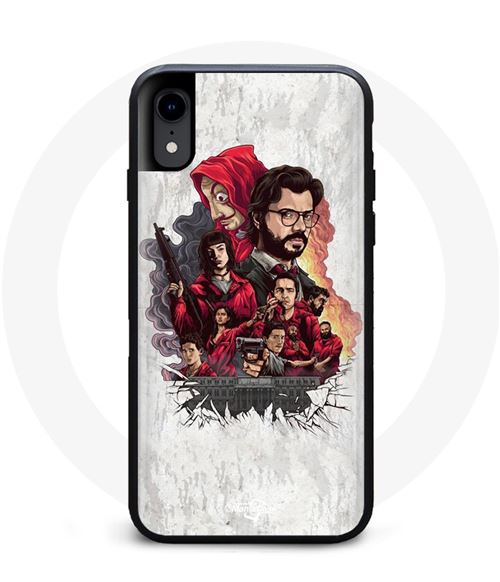 Coque Iphone XR Série masque La Casa De Papel Maniacase